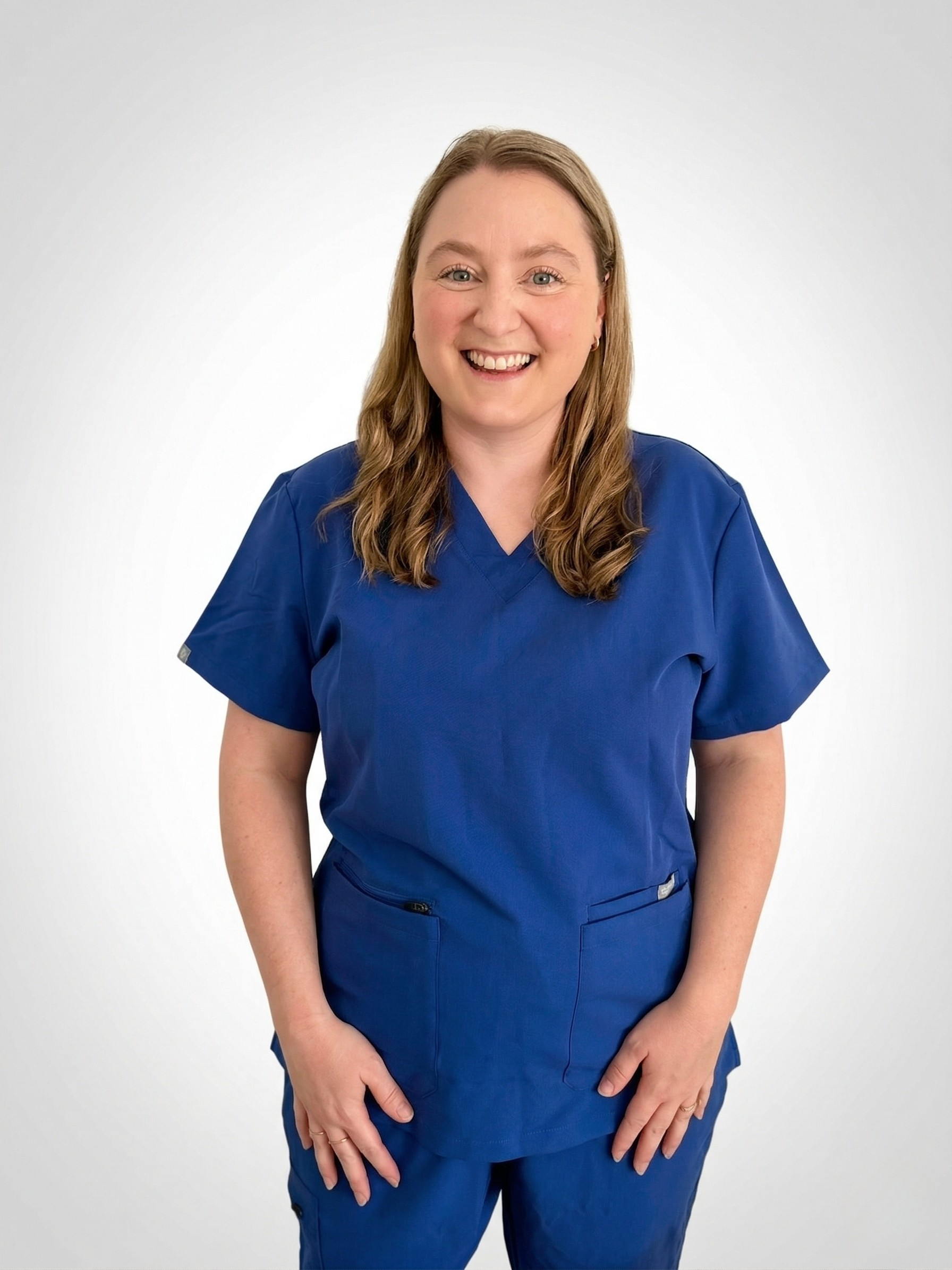 Women's Scrub Top Blue