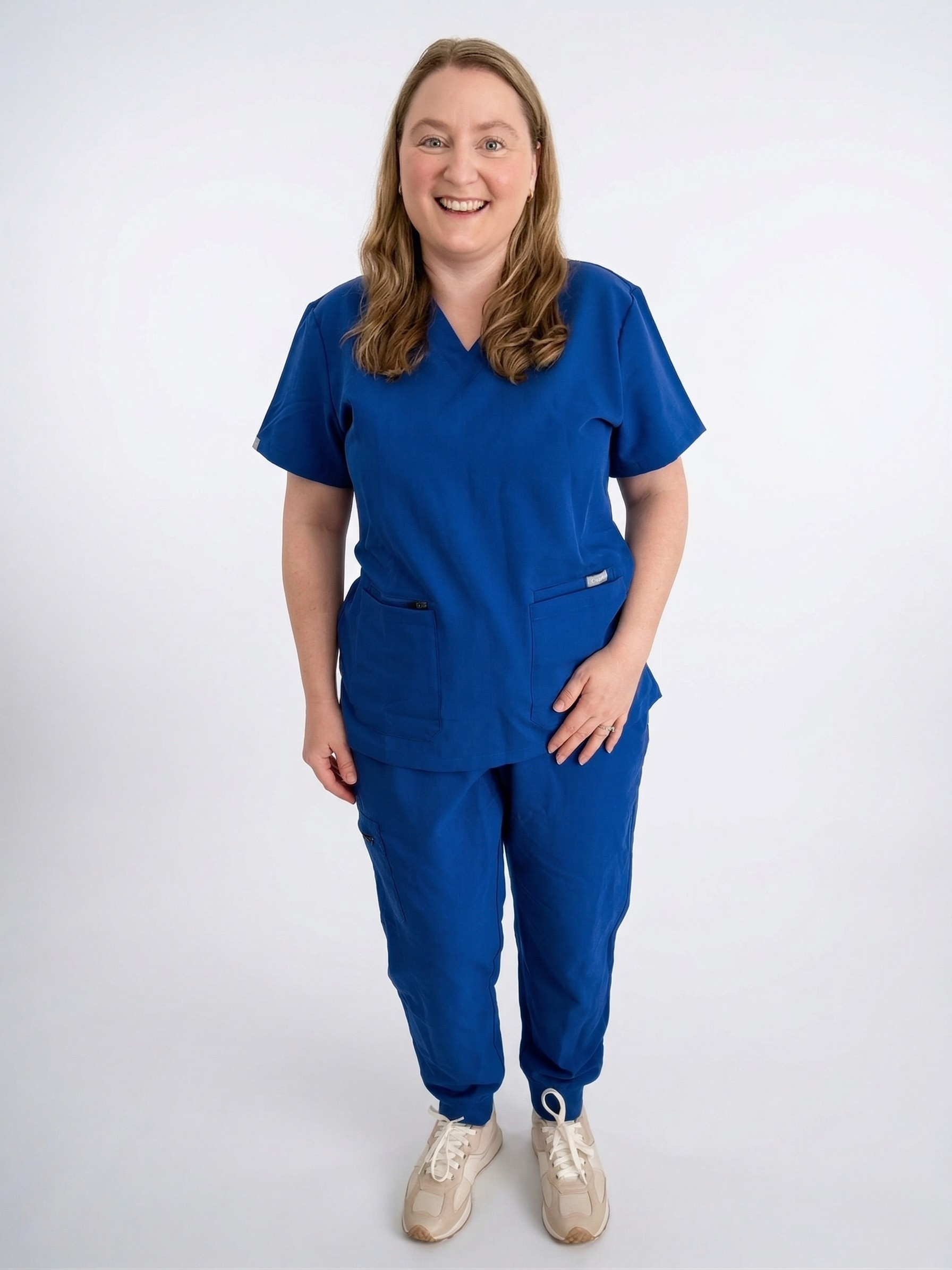 Women's Scrub Top Blue