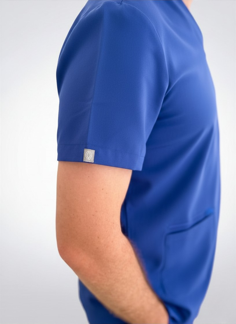 Men's Scrub Top Black