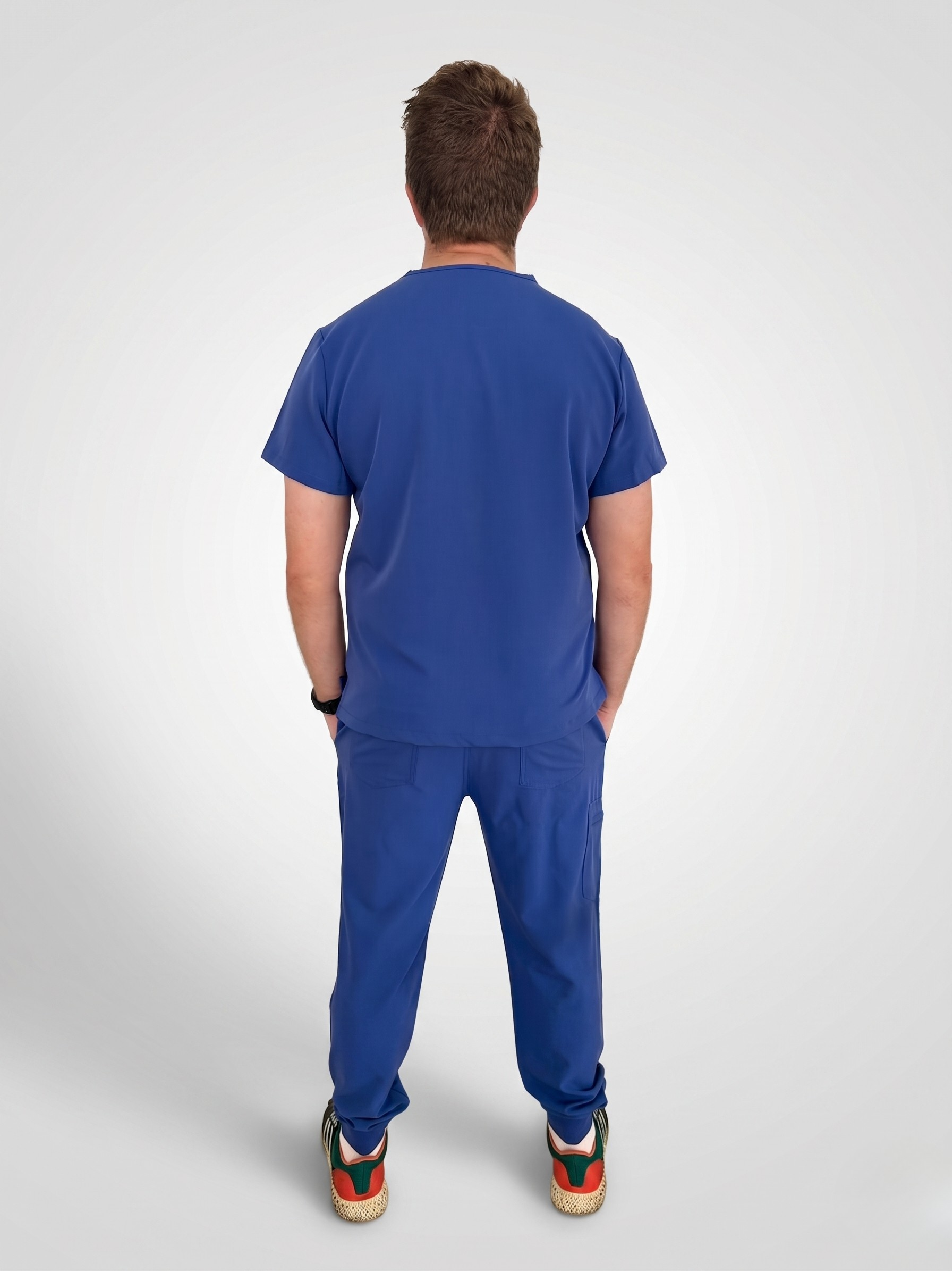 Men's Scrub Top Black