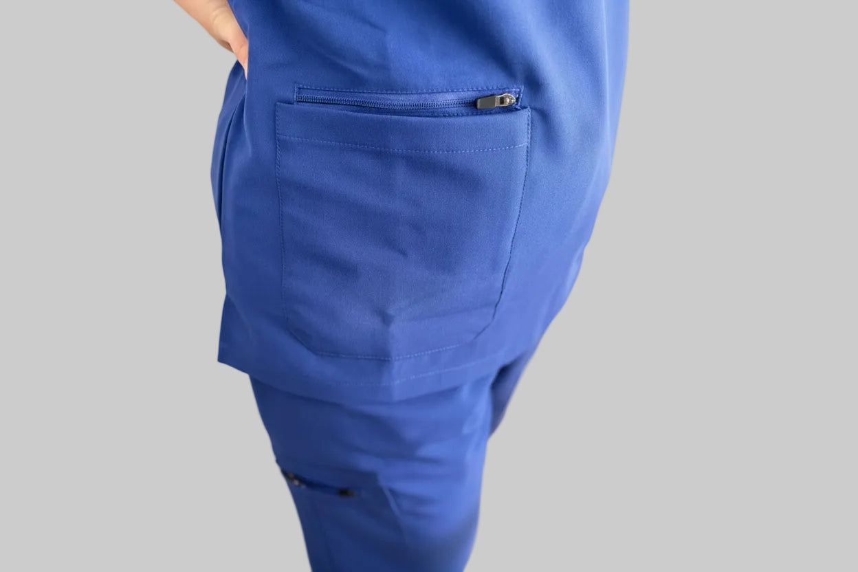 Women's Scrub Top Blue