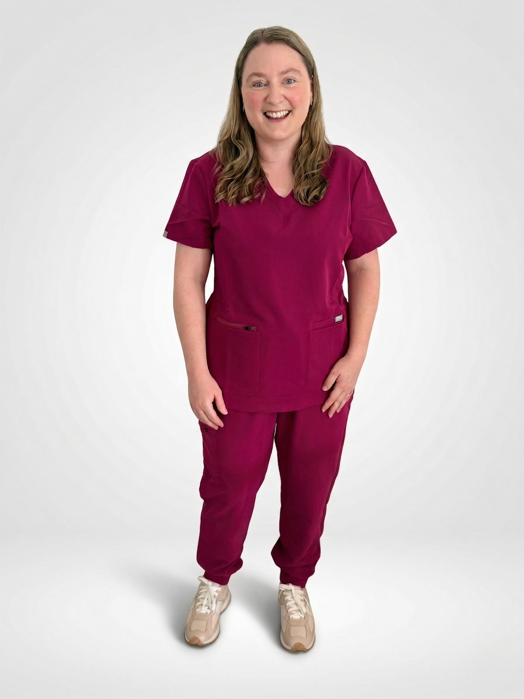 Women's Scrub Top Blue