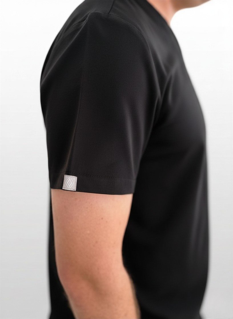 Men's Scrub Top Grey