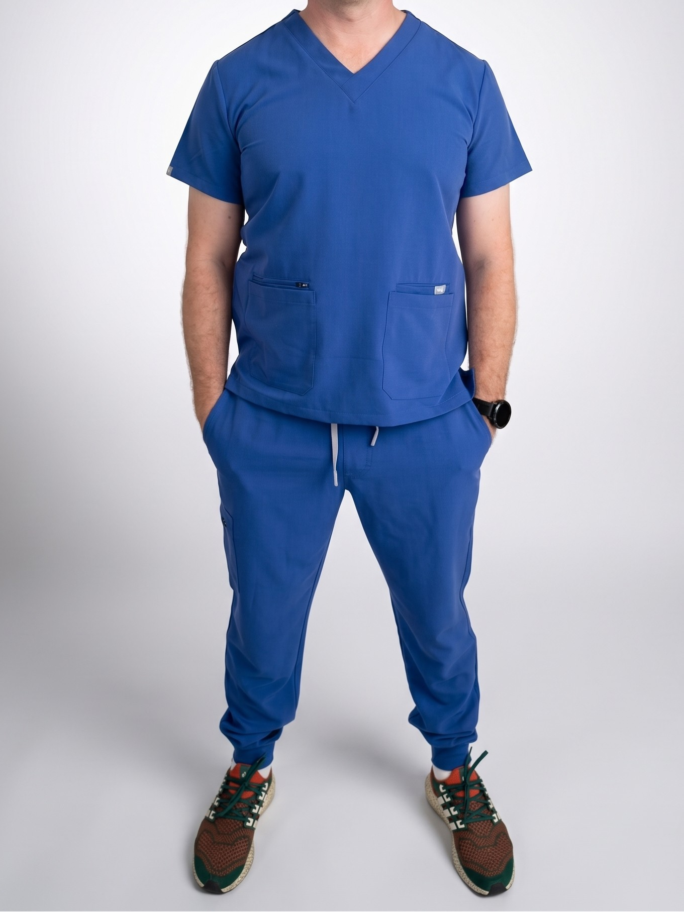Men's Scrub Top Navy